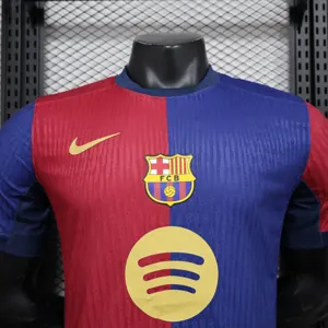 24-25 Barcelona Home Kit Without Sponsor Text Player Version Shirt Sport AAAAJersey Yupoo 8