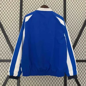 23-24 Napoli Reversible Windbreaker White&Blue Double-Sides Jacket Soccer Jerseys For Sale 2