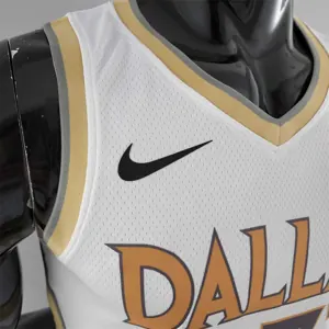 2020 Dallas Mavericks DONCIC#77 City Edition White NBA Jersey 3
