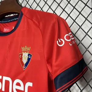 24-25 Osasuna Home Kid Kits Youth Apparels Football AAAAJersey Yupoo 1