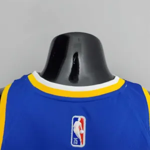 75th Anniversary Golden State Warriors Curry #30 Mexico Edition Blue NBA Jersey 7
