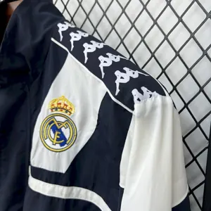 25-26 Real Madrid x Kappa OG Style Navy Windbreaker Jacket AAAAJersey Supplier Yupoo 6