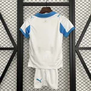 25-26 Olympique Marseille Home Kid Kits Youth Apparels Sino AAAAJersey Supply Yupoo 1