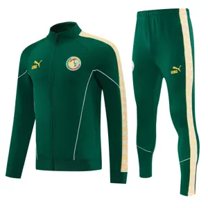 2026 Senegal Mens Green Kit Full Zipper Jacket Football Tracksuit Yupoo 4 3
