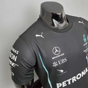 F1 Formula One racing suit; 2021 Mercedes Black 6