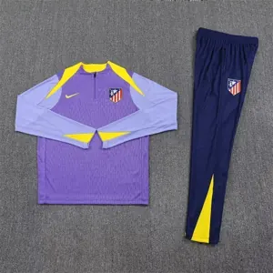 25-26 Barcelona Black POLO Training Kits Football Tracksuits 1