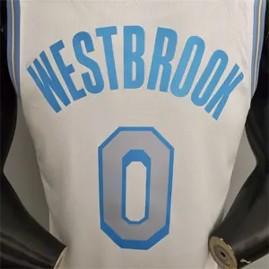 2021 Westbrook#0 Lakers Retro White 6