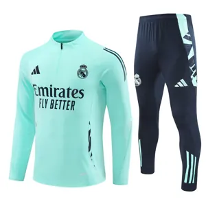 24-25 Real Madrid Long Sleeve Training Suit Football Shirts