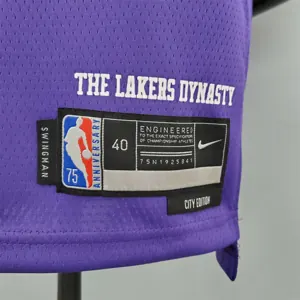 2022 75th Anniversary Anthony #7 Lakers City Edition Purple 5
