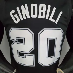 New GINOBILI#20 season Spurs City Edition black 4