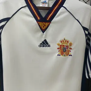 1998 Spain Away Retro Kit Vintage Shirt AAAAJersey Dropship Yupoo 6