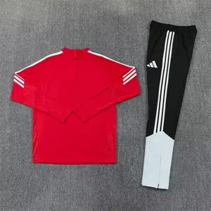 2026 Spain Mens Kit Red Half-Pull Training Suit Yupoo 7 1