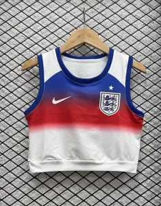2025 England Home Women Yoga Vest Kit Soccer T-Shirt AAAAJersey Supply Yupoo