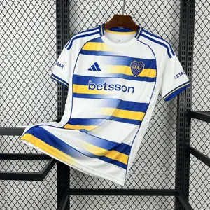 26-27 Boca Junior Mens Away Kit Soccer White Shirt AAAAJersey Supply Yupoo