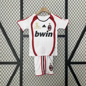 07-08 AC Milan Retro Kid UCL Final Version Kits Sets Jersey Supplier Yupoo