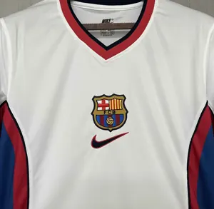 98-99 Barcelona Away Retro Kit Best Wholesale Yupoo 2