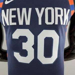 New York Knicks RANDLE #30 Striped NBA Jersey 7