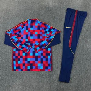 26-27 Barcelona Mens Kit Football Aldult Training Long Sleeve Tracksuit Yupoo 5 2