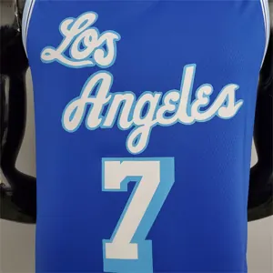 2021 Anthony#7 Lakers Retro Blue 3