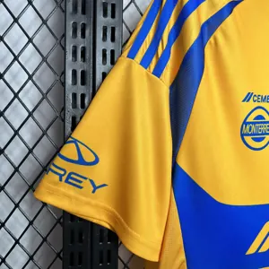 24-25 Tigres UANL Home Kit Soccer Apparels Sport AAAAJersey Yupoo 3