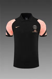 Polo PSG black pink-sleeves 14