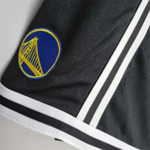 2022 Golden State Warriors NBA US Training Shorts Black 2