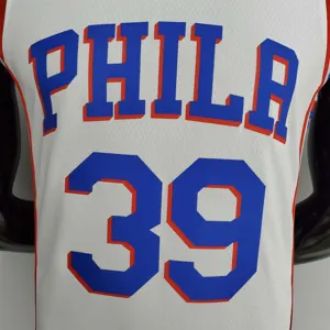 75th Anniversary Philadelphia 76ers HOWARD#39 White NBA Jersey 2