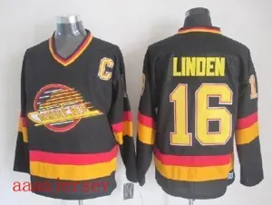 Vancouver Canucks retro ice hockey jersey M-3XL 温哥华加人队复古冰球服 1