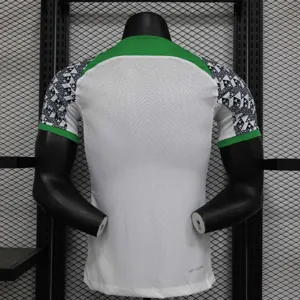 2023 Nigeria Away Kit White Player Version Shirt Soccer Jerseys For Sale 4