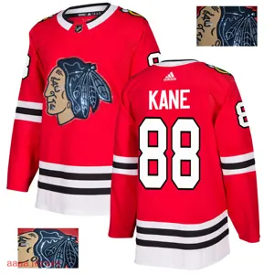 2018 Chicago Blackhawks ice hockey jersey M-3XL 芝加哥黑鹰队时尚亮片款冰球服 19