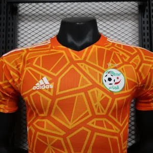 2023 Algeria Orange Player Version S-XXL Cheap Football Kit 4
