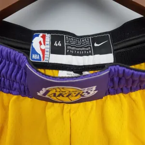 Lakers Yellow Shorts 3