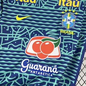 2024 Brazil Mens Pre-Match Kit Football Retro T-Shirt AAAAJersey Supply Yupoo 9 3