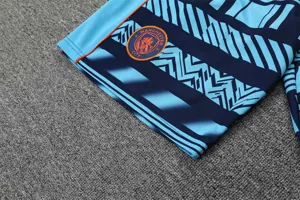22-23 Manchester City Training Wear Short Sleeve Kit Blue 11