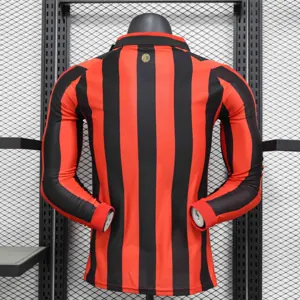 24-25 AC Milan 150th Anniversary Edition Red Long Sleeve Player Version Shirt AAAAJersey Suppli 2