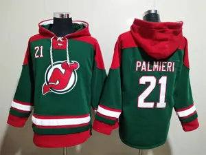 Jersey Devils Hoodie Ice Hockey jersey【ID4161446】 M-3XL 新泽西魔鬼（恶魔）队帽衫冰球服 5
