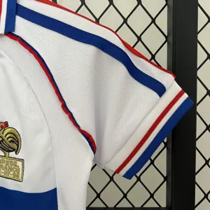 1998 France Away Retro Kid Kits Youth Apparels Sport AAAAJersey Yupoo 4