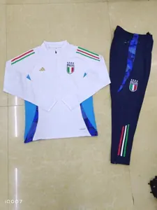 2024 Italy Long Sleeve Training Suit Football Shirts 3