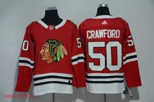 Chicago Blackhawks ice hockey jersey M-3XL 芝加哥黑鹰队冰球服 1