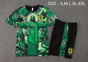 2024 Brazil Christ the Redeemer Green Special Edition Kit Soccer AAAAJersey Yupoo-1 1
