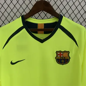 05-06 Barcelona away long sleeve retro jersye 3