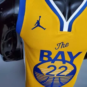 New WIGGINS#22 Golden State Warriors yellow 2