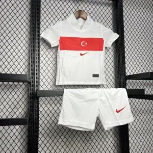 2024 Turkey Home Kid Kits UEFA Euro Youth Apparels AAAAJersey Wholesale Yupoo 4