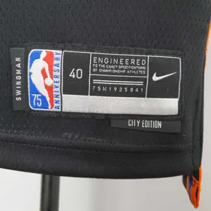 2022 Season Randle#30 Knicks Urban Edition Black NBA Jersey 5