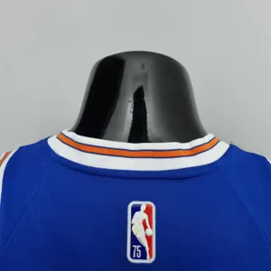 75th Anniversary Ross #4 New York Knicks Jordan Limited Blue NBA Jersey 2