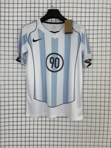 25-26 T90 Blue&white Kit Soccer T-Shirt AAAAJersey Supply Yupoo