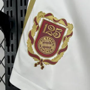 25-26 Bayern Munich 125th Anniversary Commemoration White Short Sport AAAAJersey Yupoo 1