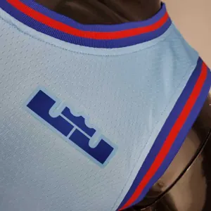James#6 Slam dunk version blue 1