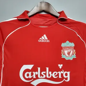 06-07 Retro Liverpool Soccer Jersey Home S-2XL 4