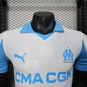 25-26 Olympique Marseille Home Kit Player Version Shirt AAAAJersey Supply Yupoo 1